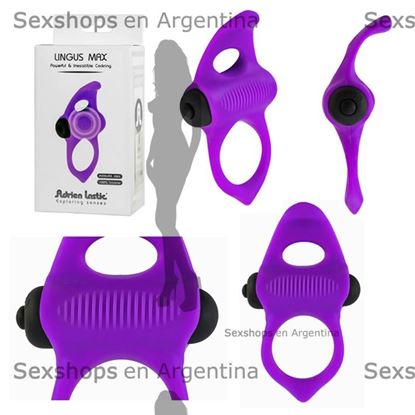 Anillo vibrador con estimulador de clitoris